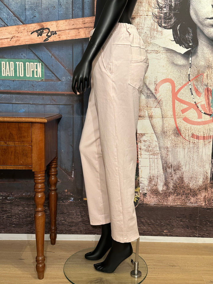 Chinohose in Puderrosa