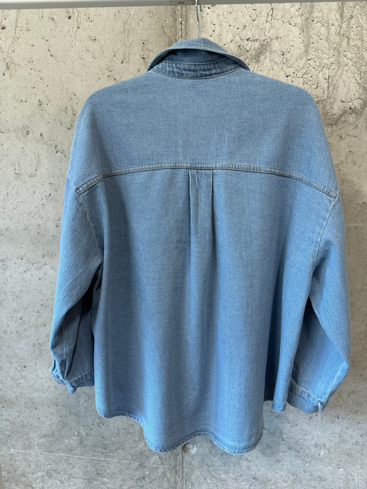 Baumwollhemd mit „Perlmuttknöpfen“ (Größen 40–46) MADE IN ITALY