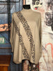 Pullover + Size "Leo" Stehkragen beige