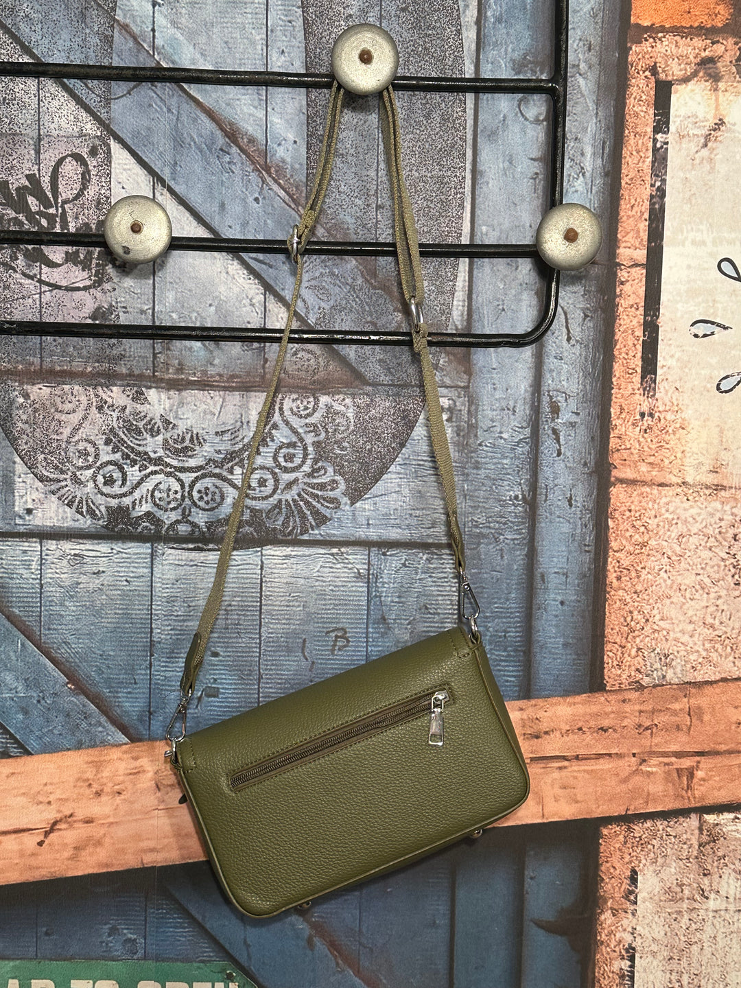 Schultertasche "THE MINI BAG" khaki