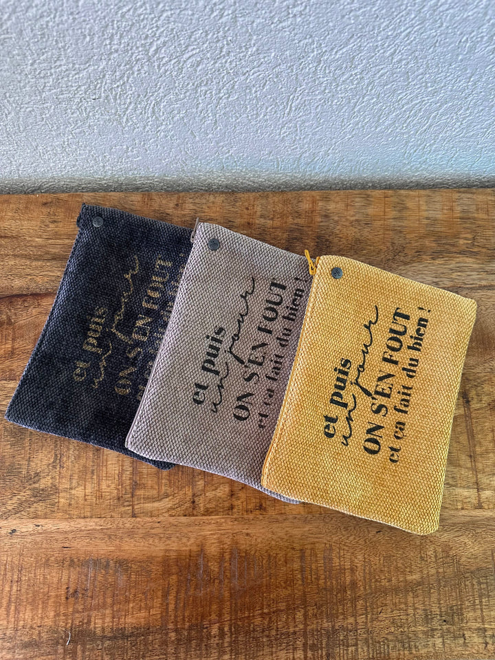 Trousse Lulu "Et puis un jour on s'en fout et ça fait du bien" 100% 🇫🇷