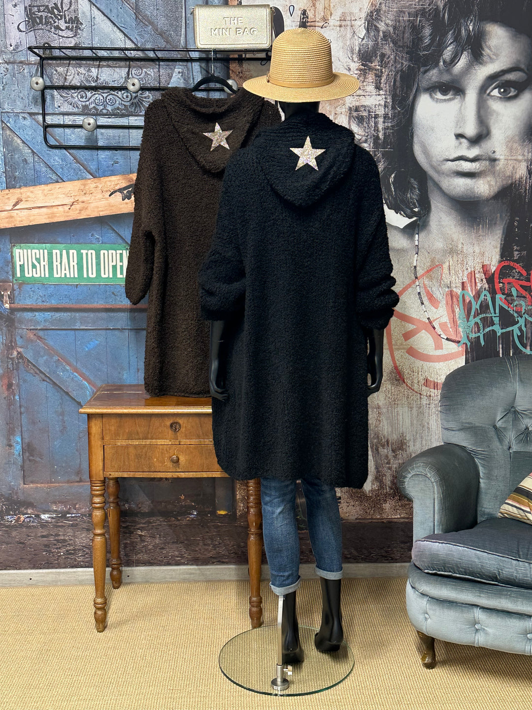 Kapuzenjacke aus Bouclé (40/46) MADE IN 🇮🇹