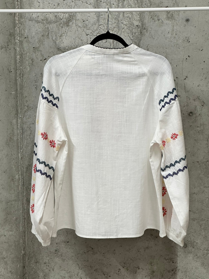 Bohemian-Bluse aus 100 % Baumwolle (38/42)