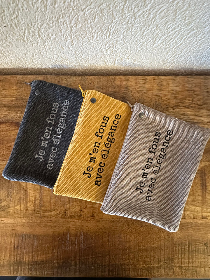 Trousse Lulu "Je m'en fous avec élégance" 100% 🇫🇷