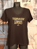 T-Shirt "Terrasse-Freundinnen-Apero" schwarz & gold