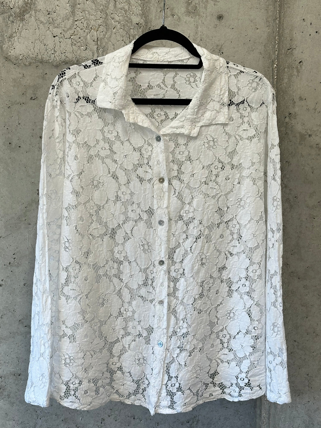 Chemisier 100% dentelle florale (38/42) MADE IN ITALY