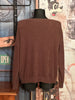 Weicher Pullover "Love" choco