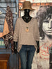 Pull collier + SIZE taupe