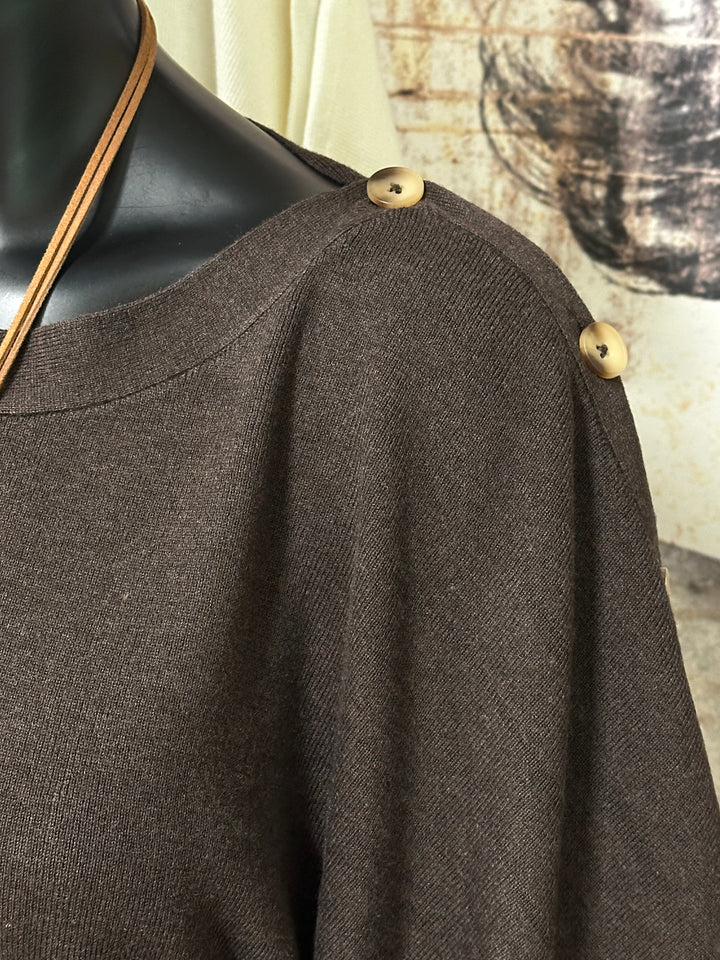 Pull "Cléa" col bateau &amp; bouton (38/42)