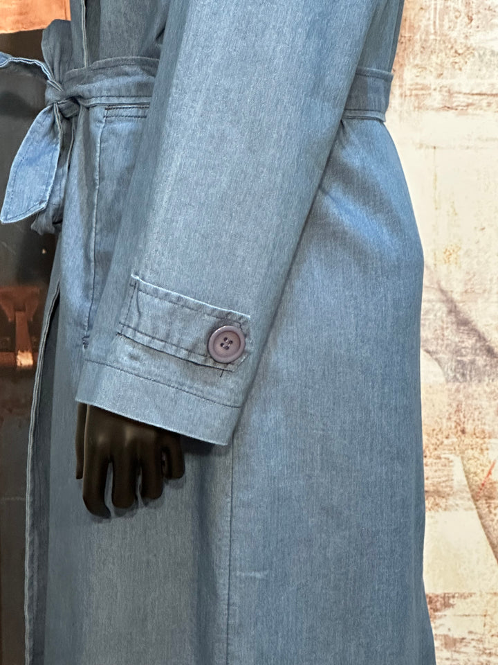 Trenchcoat light blue