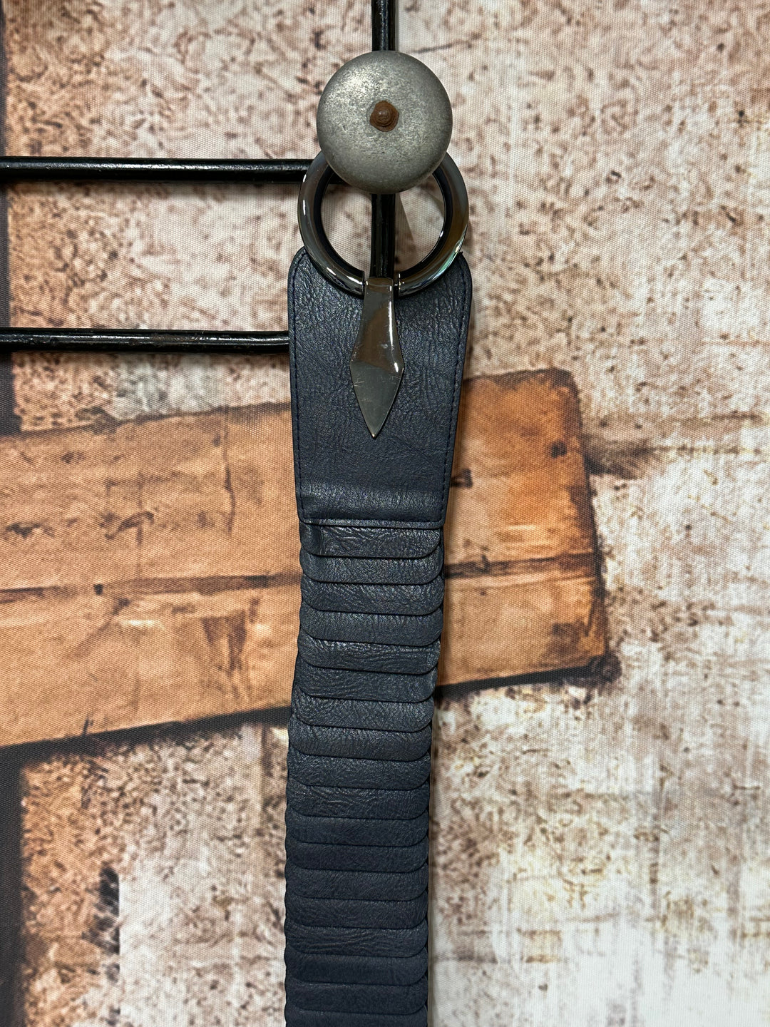 Ceinture élastique boucle anthracite