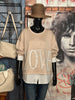 Pull ultra looké + SIZE "LOVE" beige