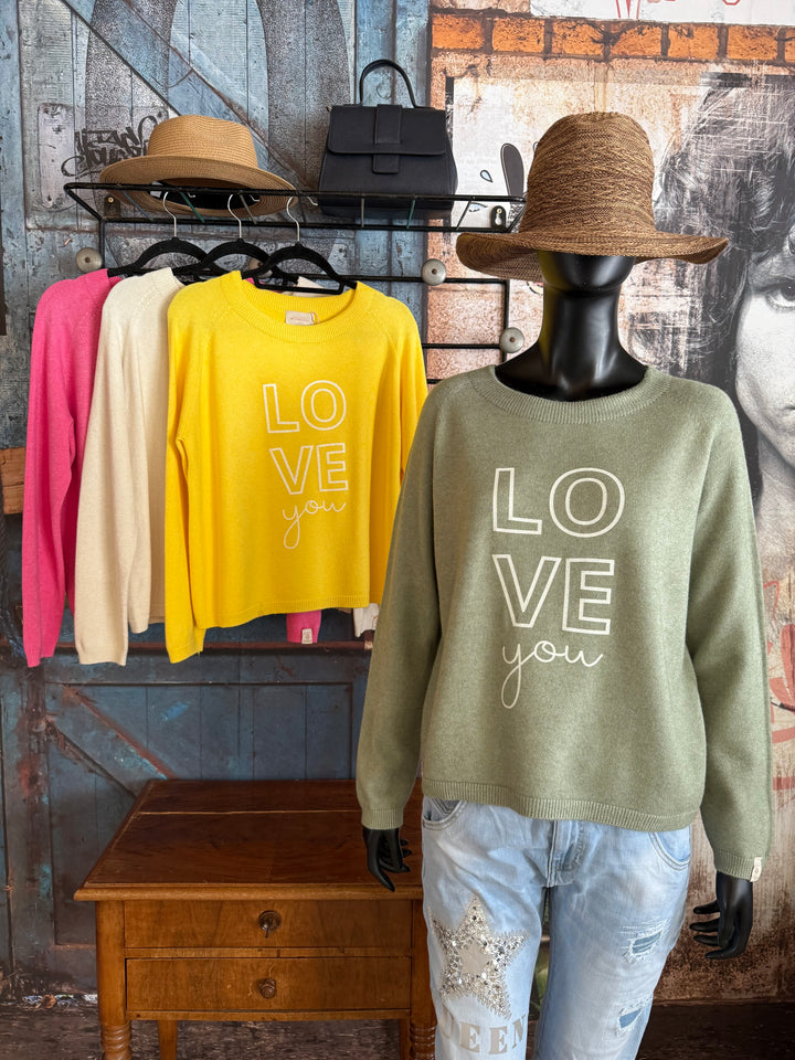 Kleiner Pullover LOVE YOU 36/40