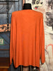 Unifarbener Pullover mit Rundhalsausschnitt + size mandarine