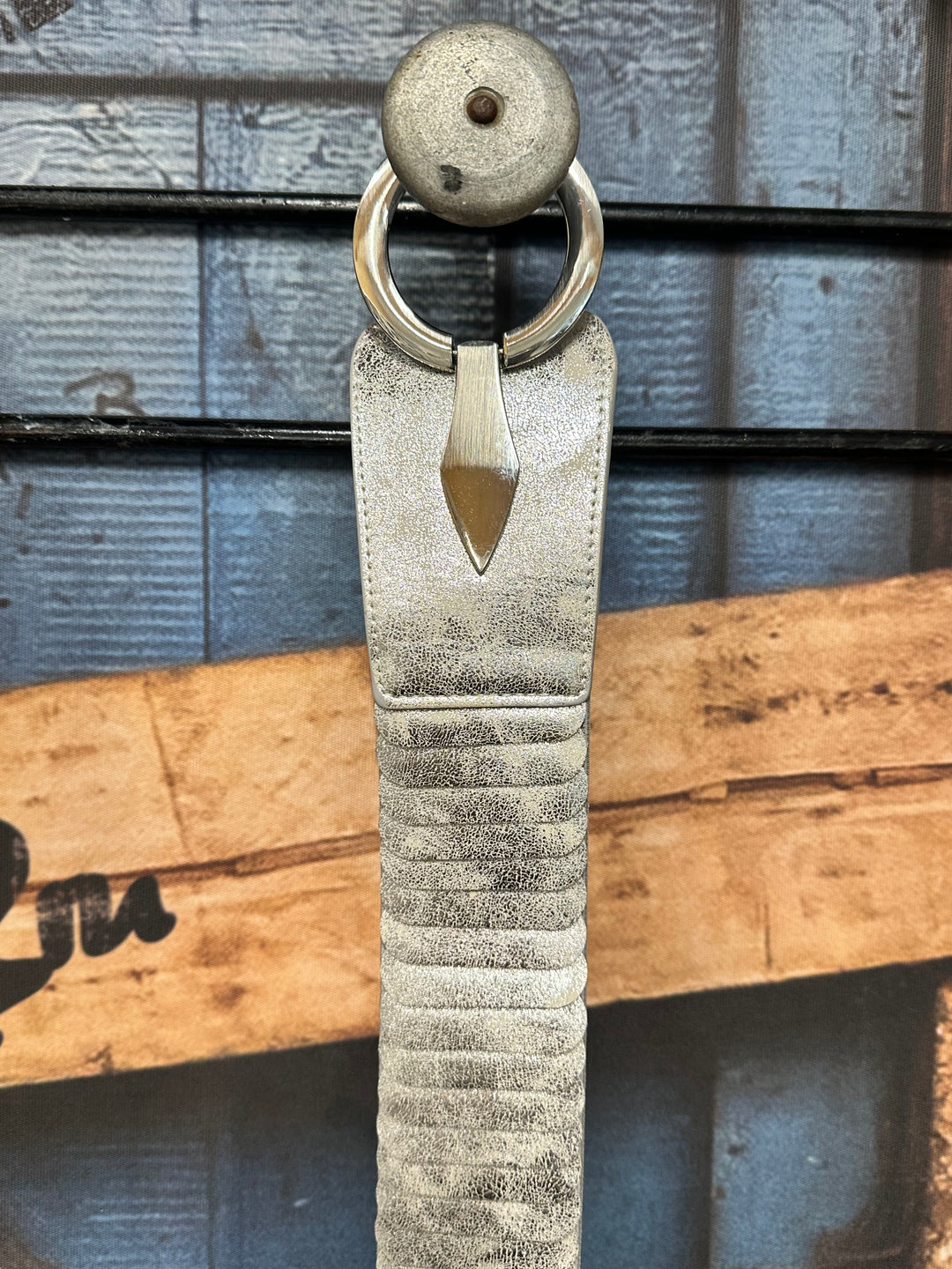 Ceinture élastique boucle argent