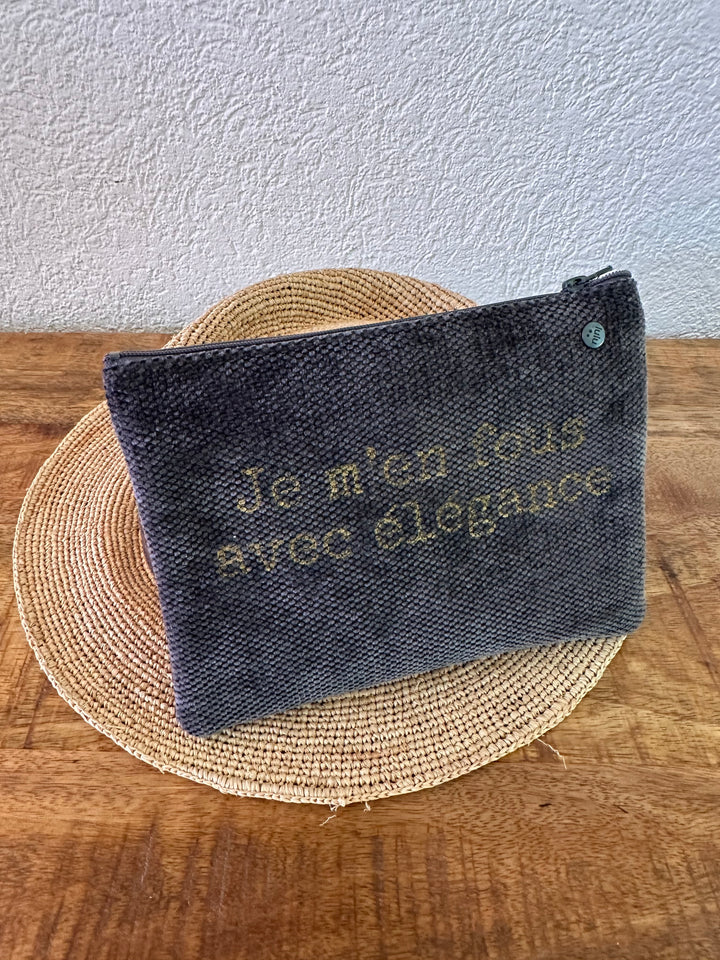Trousse Lulu "Je m'en fous avec élégance" 100% 🇫🇷