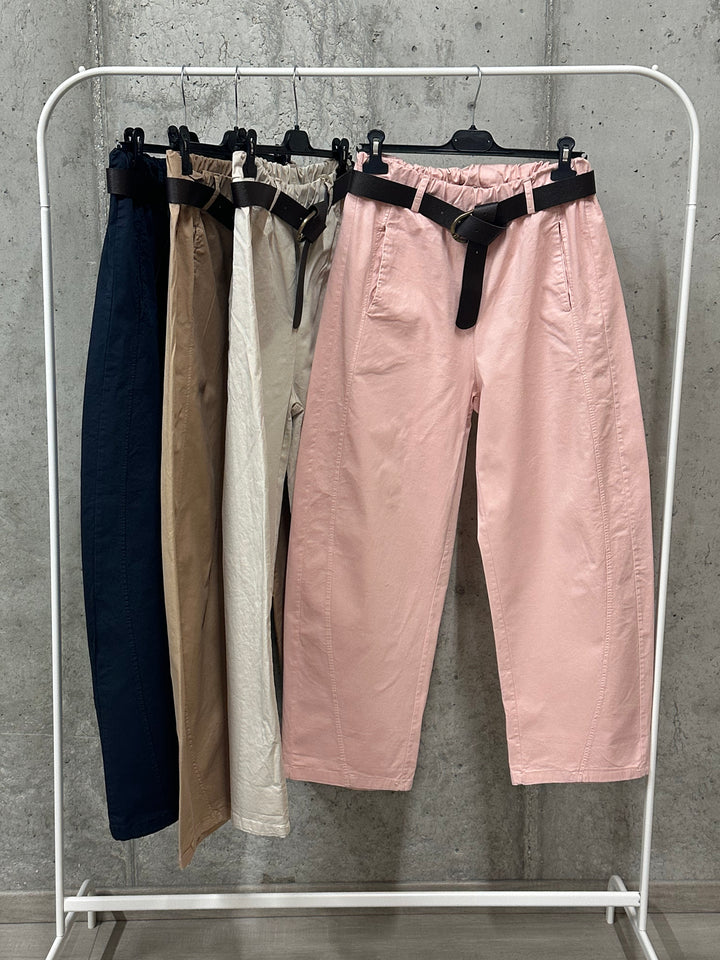 Pantalon "ballon" taille élastique (40/44) MADE IN ITALY