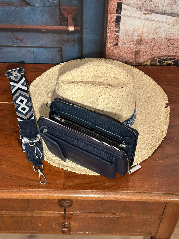 Pochette polyvalente bandoulière dark blue