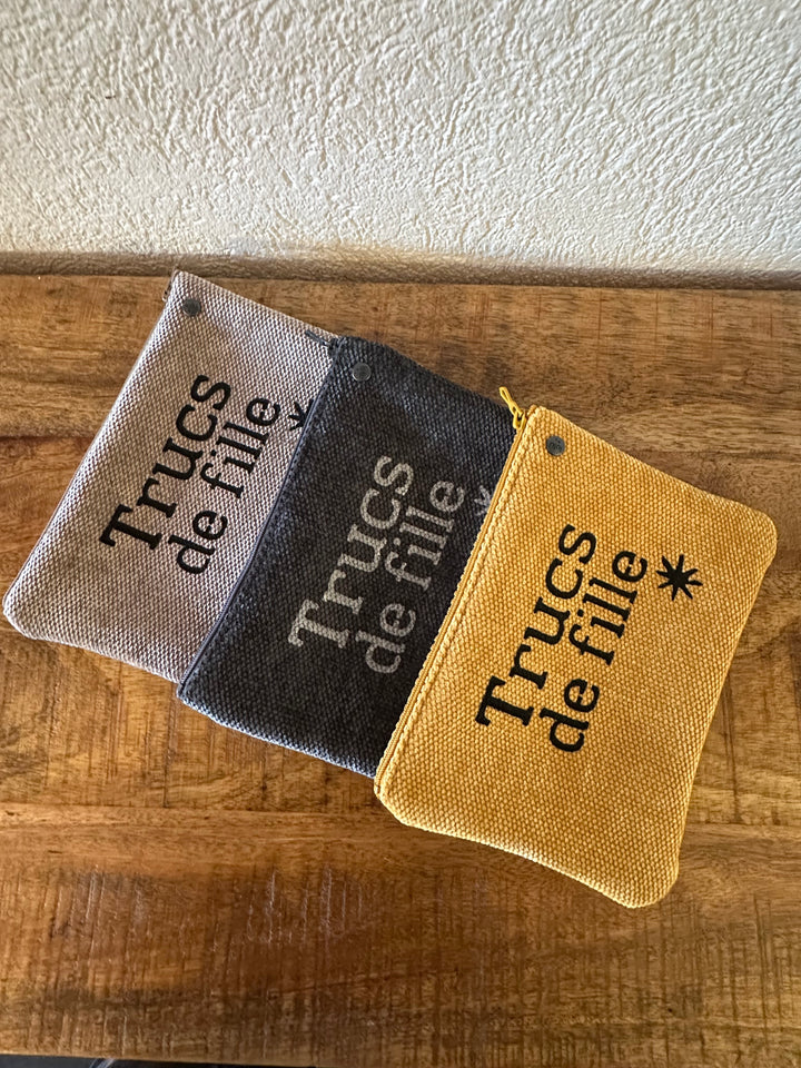 Trousse Lulu "Trucs de fille" 100% 🇫🇷