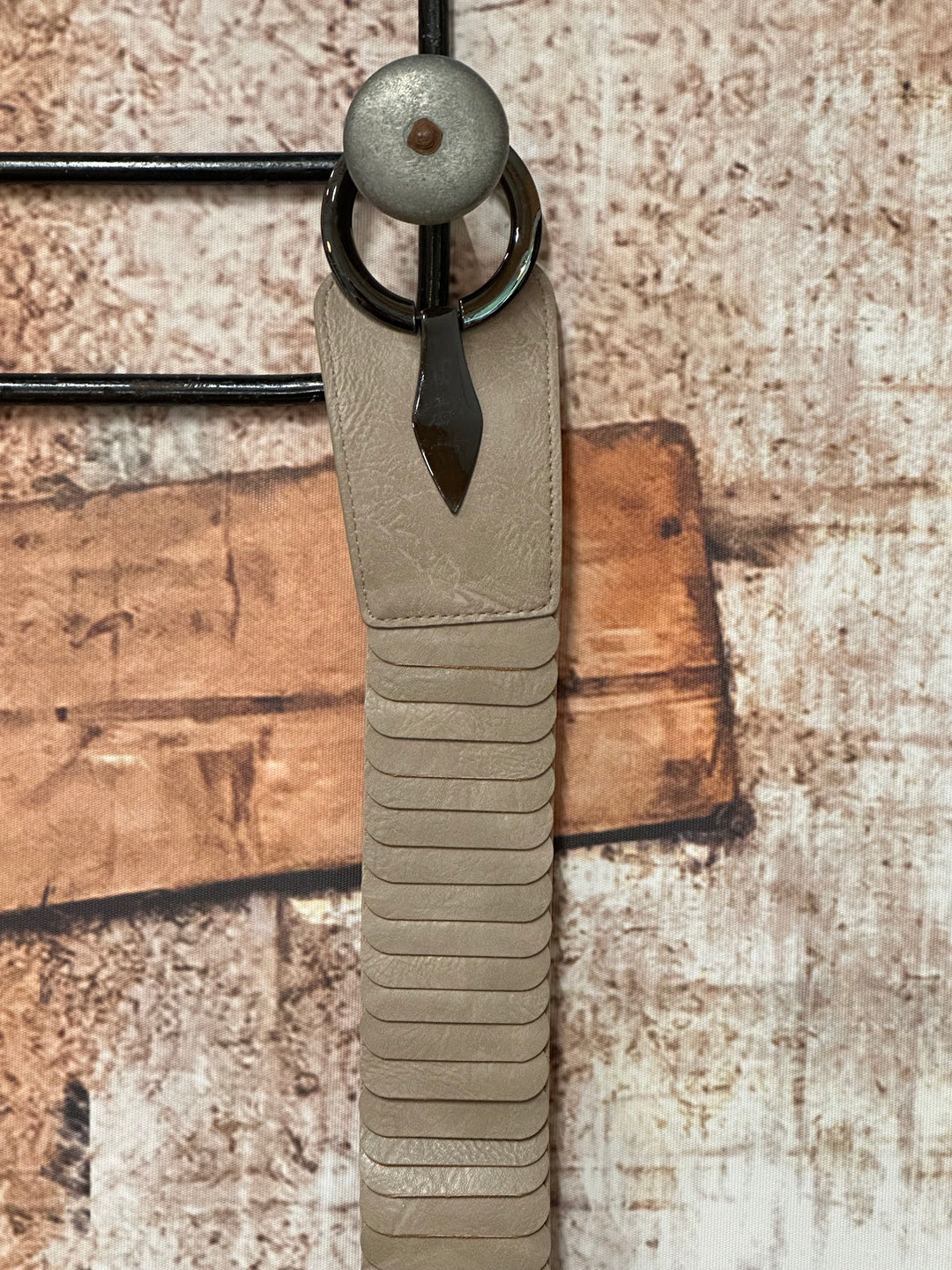 Ceinture élastique boucle anthracite