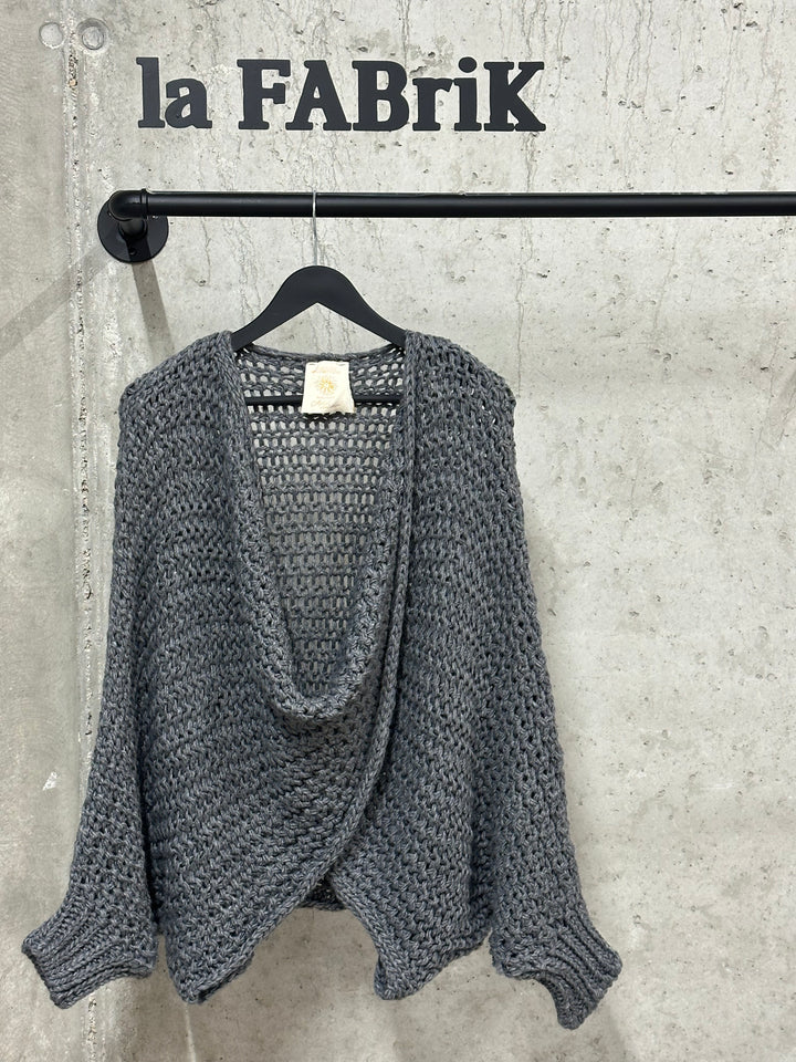 Pull /boléro croisé "Orianne" (38/48) MADE IN ITALY