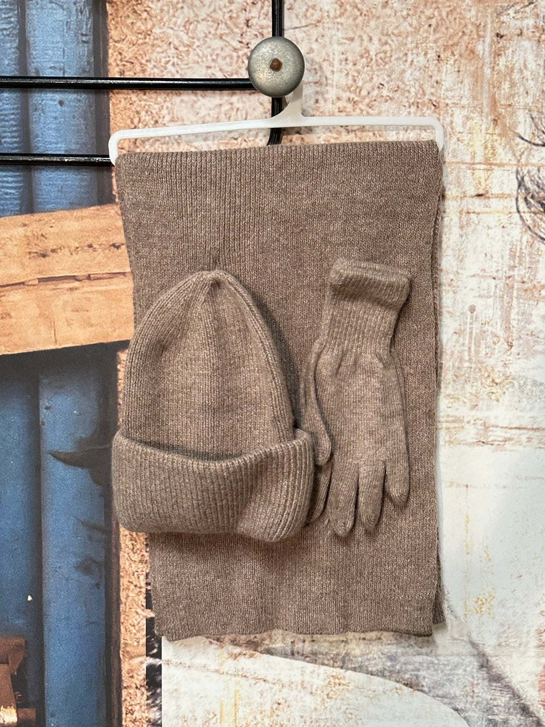 Ensemble d'hiver bonnet, écharpe & gants