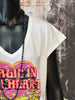 T-shirt 100% coton "Magic in her heart" blanc