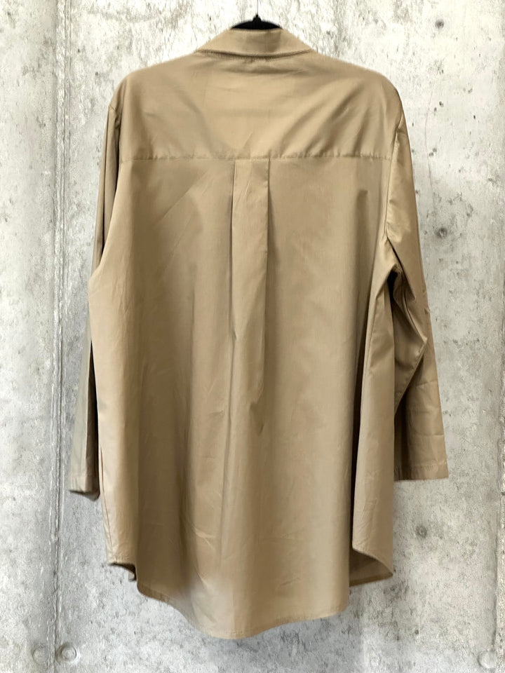 Einfarbiges langes Hemd aus 100% Baumwolle (42/46) MADE IN 🇮🇹