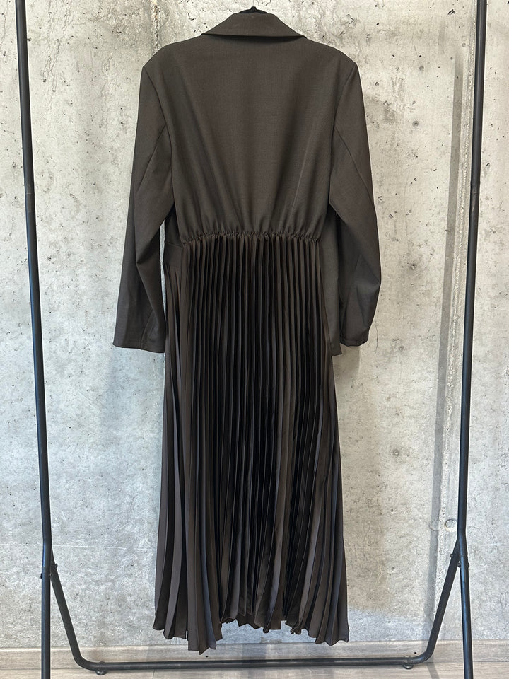 Langes Plisseekleid mit Blazer (44/48) MADE IN 🇮🇹