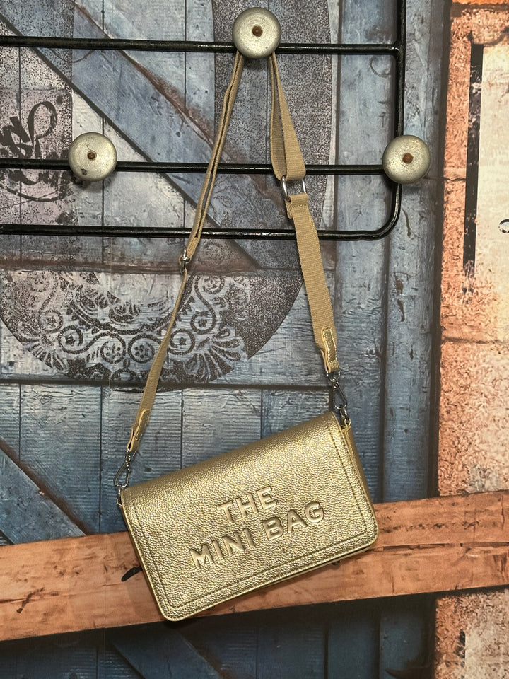 Umhängetasche "THE MINI BAG" gold