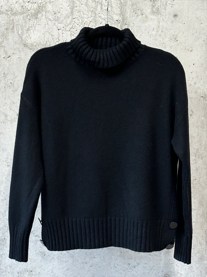 Pullover mit Schornsteinkragen & Knöpfen (36/40)