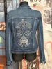 Jeansjacke + Size "Skull"