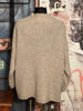 Melierter Strickpullover "Etoile" Beige & Anthrazit