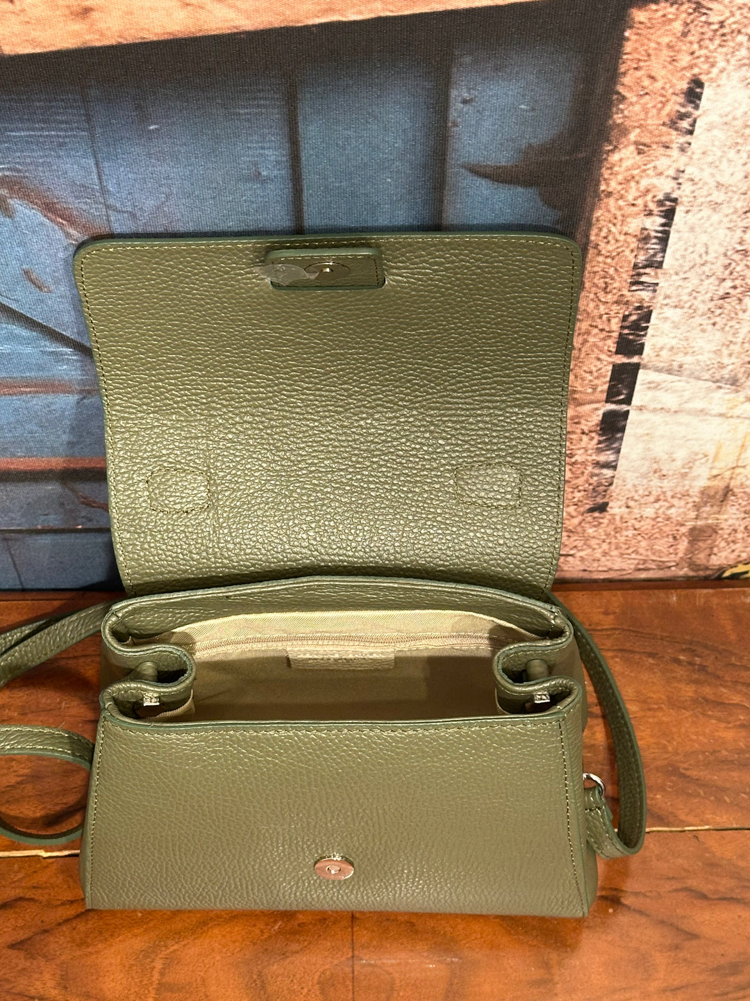 Sac à main en cuir grainé MADE IN 🇮🇹