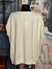 Sweatshirt mit kurzen Ärmeln +Size Off-White