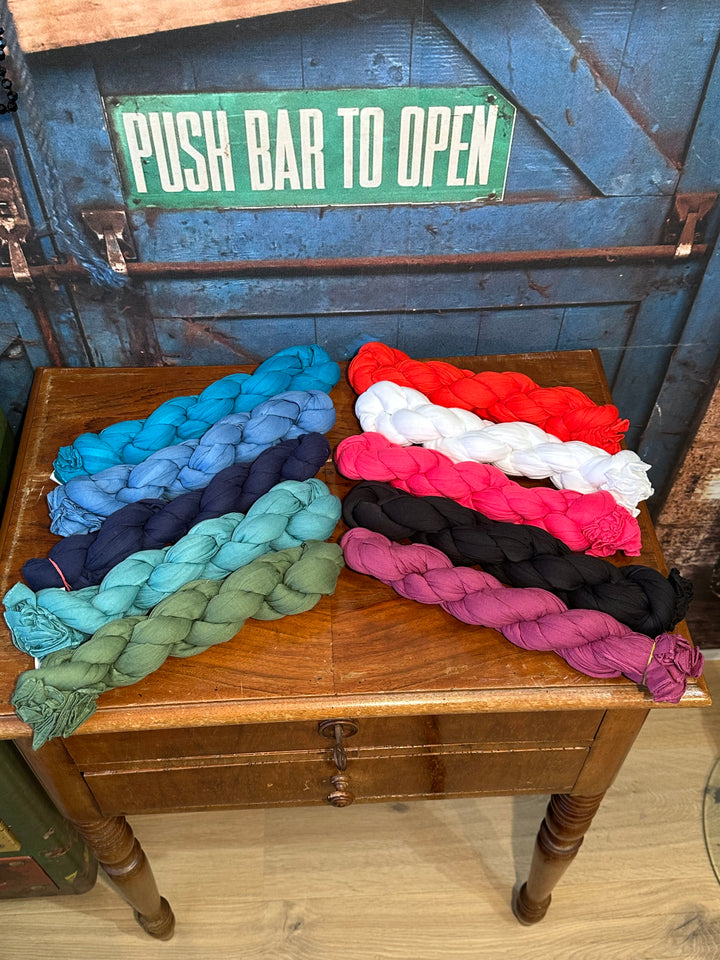 Knittertuch uni 100% Baumwolle olivgrün