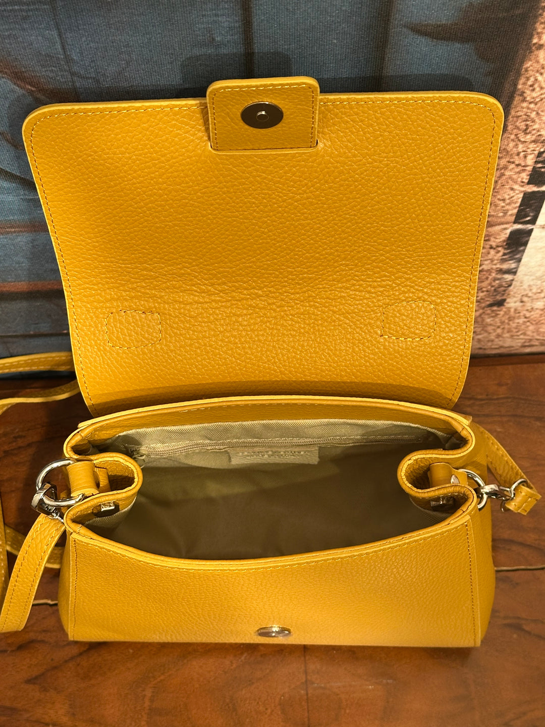 Sac à main en cuir grainé MADE IN 🇮🇹