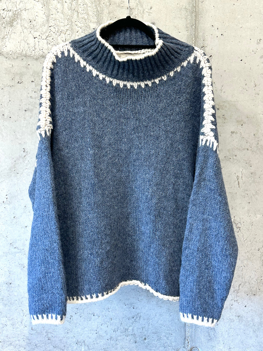 Pull en maille style "Norvégien" (38/44) MADE IN 🇮🇹