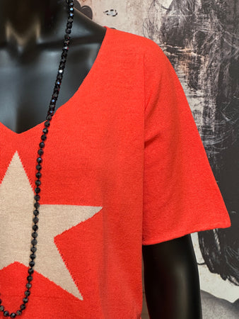 T-shirt en mailles fines 