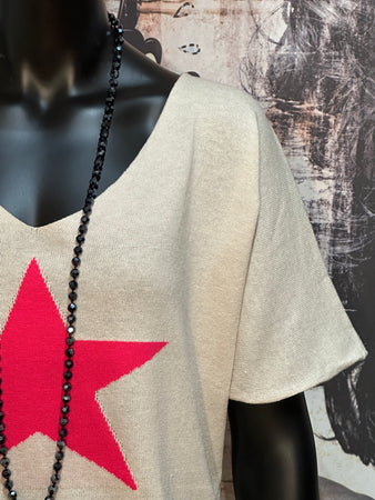 T-shirt en mailles fines 