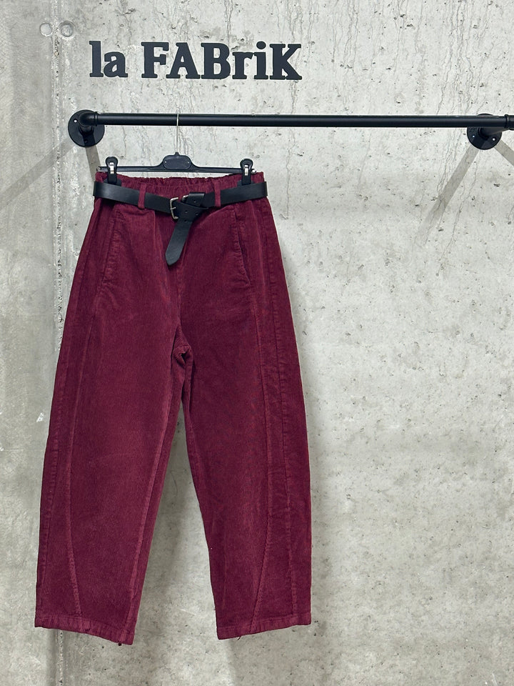 Pantalon ballon en velours côtelé "Lucien" 40/44 MADE IN ITALY