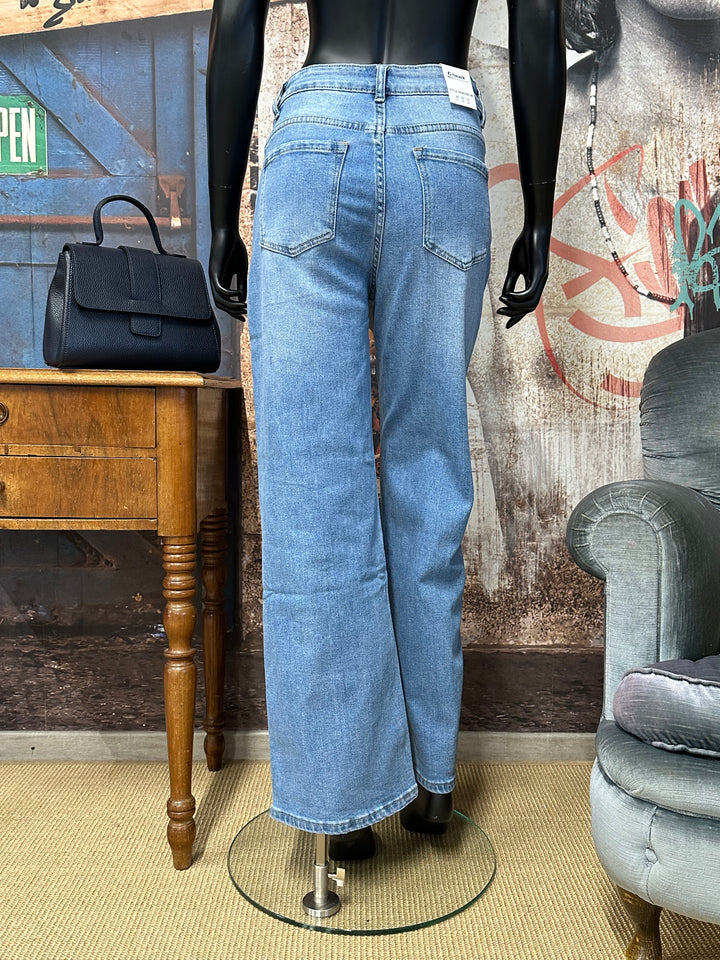 Jean "Wide leg" light blue denim "" (38 ➡️ 48)
