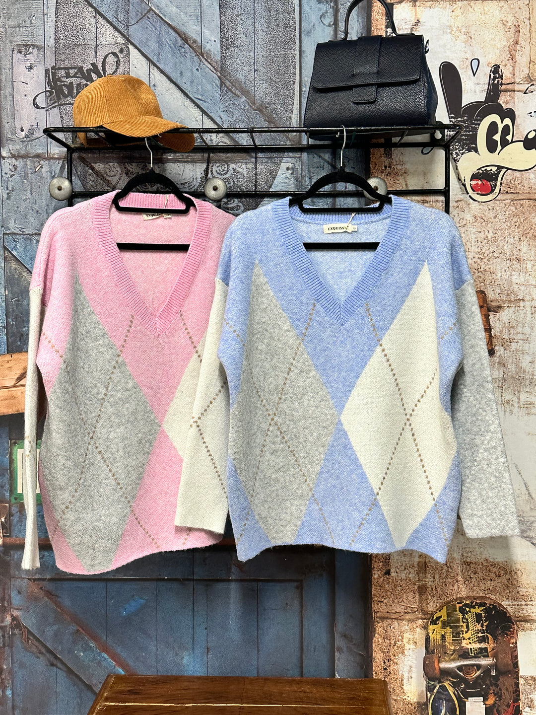 Pull motif "argyle" 38/42
