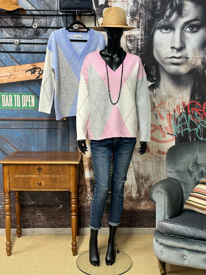 Pull motif "argyle" 38/42