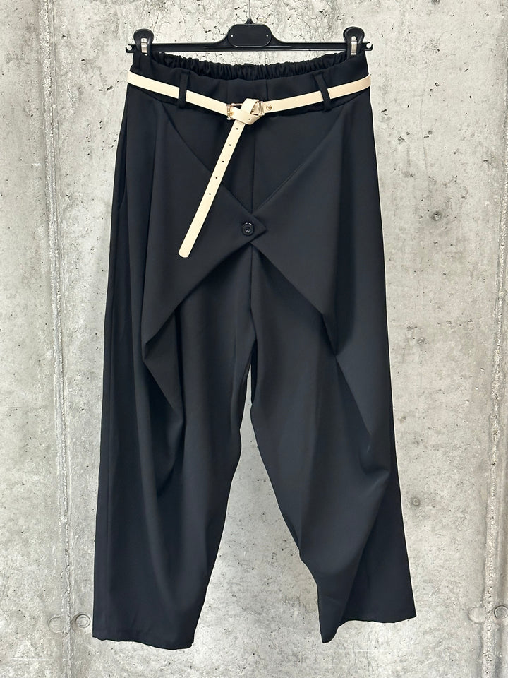 Pantalon Sarouel à pans croisés (38/42) MADE IN ITALY