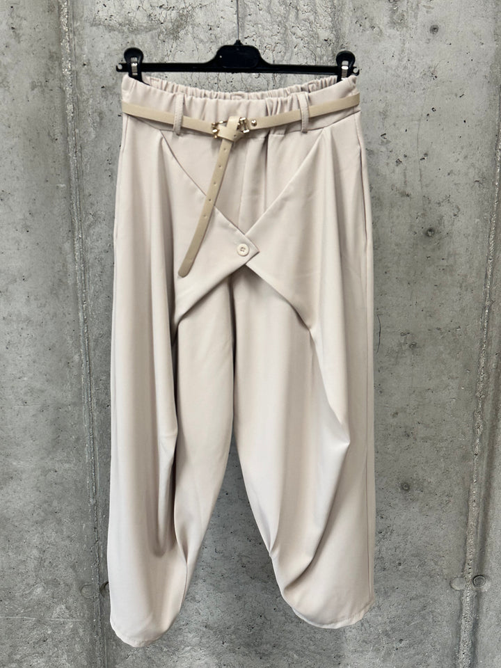 Pantalon Sarouel à pans croisés (38/42) MADE IN ITALY