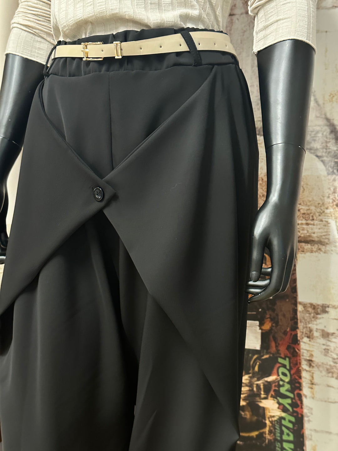 Pantalon Sarouel à pans croisés (38/42) MADE IN ITALY