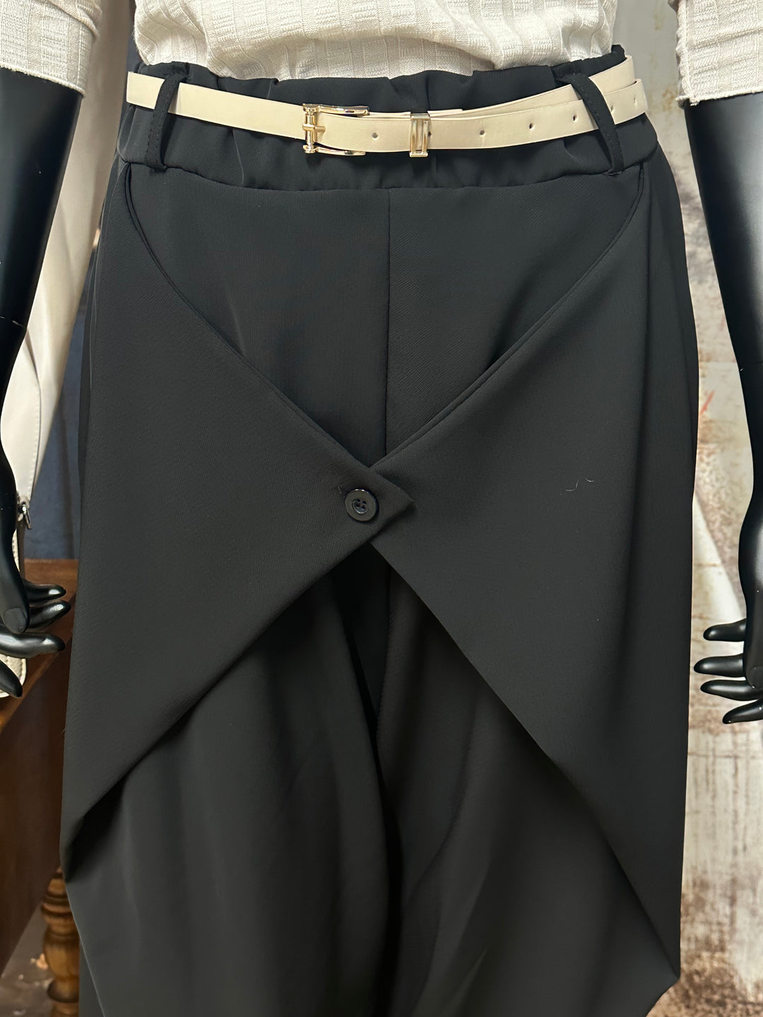 Pantalon Sarouel à pans croisés (38/42) MADE IN ITALY