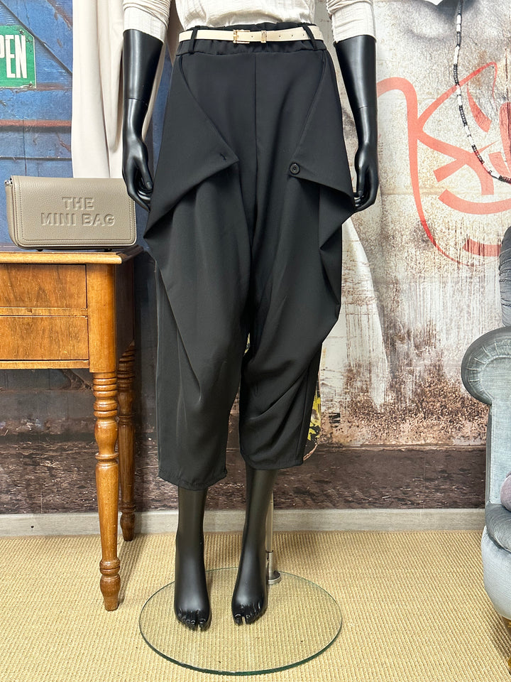 Pantalon Sarouel à pans croisés (38/42) MADE IN ITALY