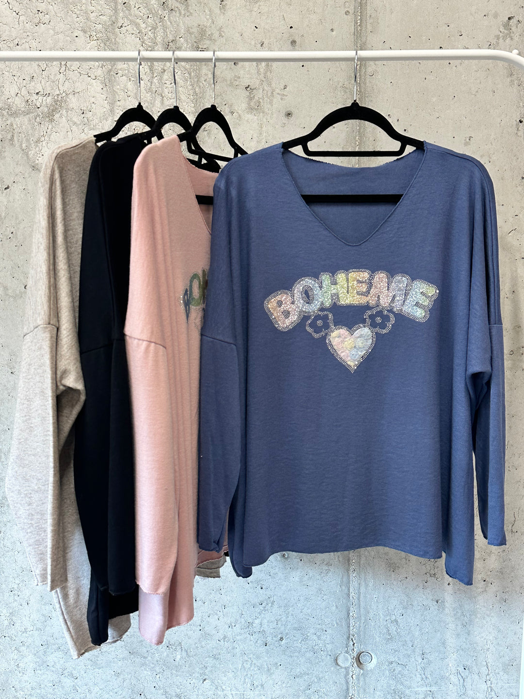 Pull col V "Bohème" (42/46) MADE IN ITALY